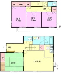 白井邸の物件間取画像